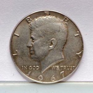 1967 Kennedy 40% Silver Half Dollar!!